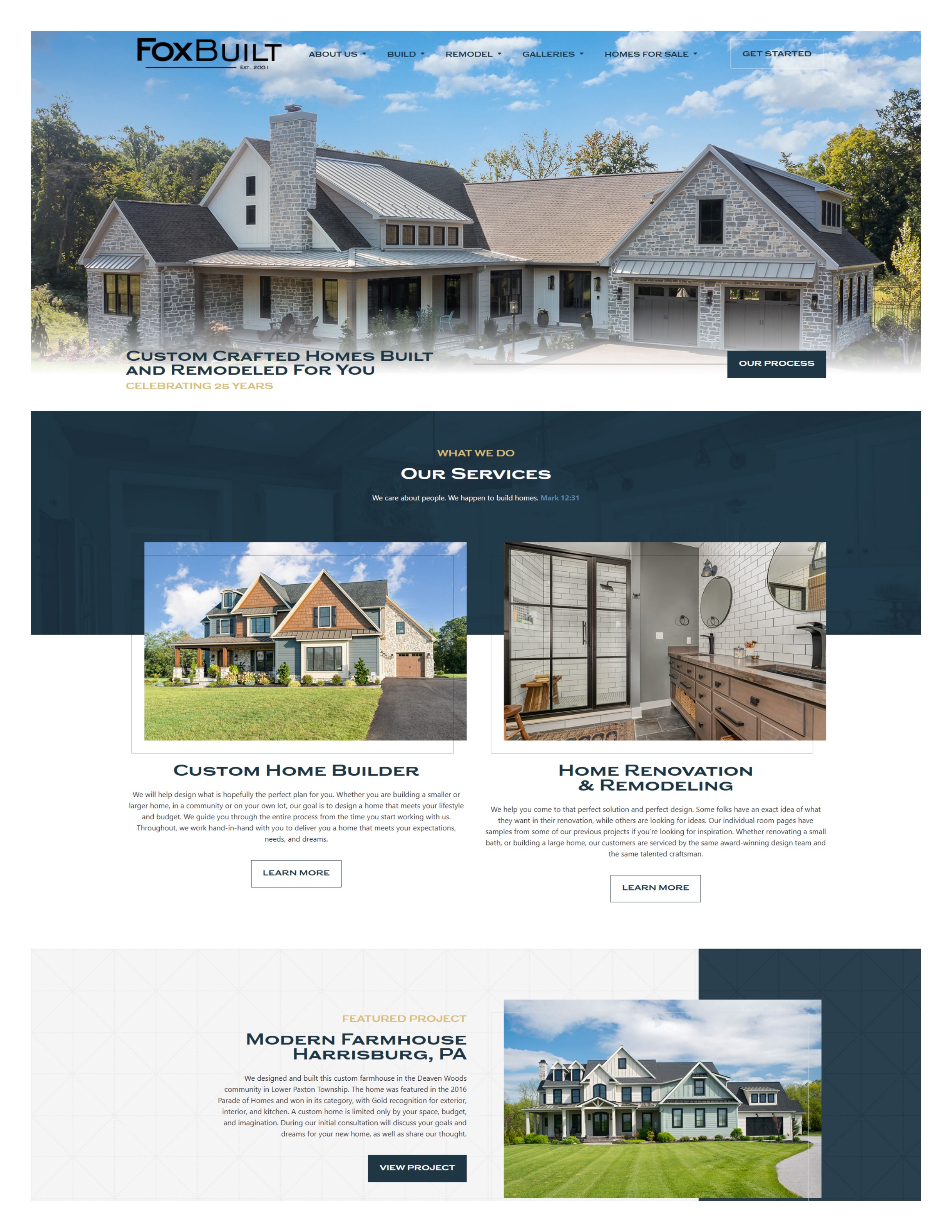 FoxBuilt — Custom Crafted Homes, Built For You
